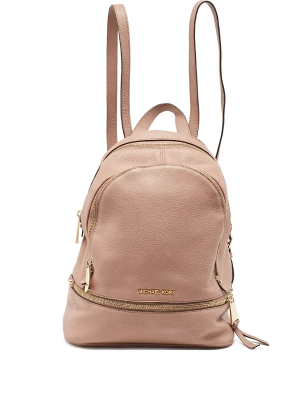 Michael Kors Zaino Rhea Con Zip Toni Neutri FARFETCH IT