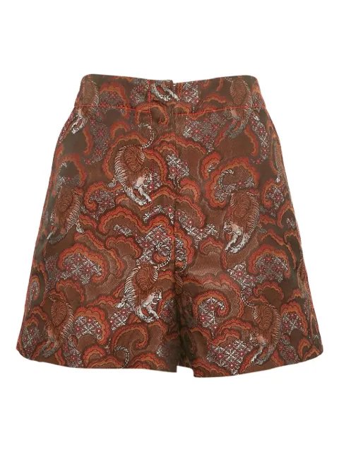 SANDRO 2023 patterned-jacquard shorts