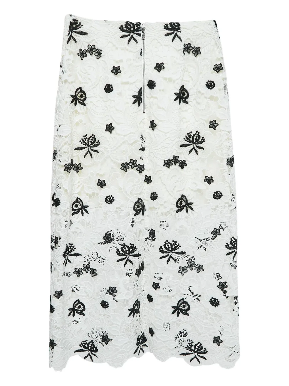 alice + olivia floral-lace skirt | White | Image 1