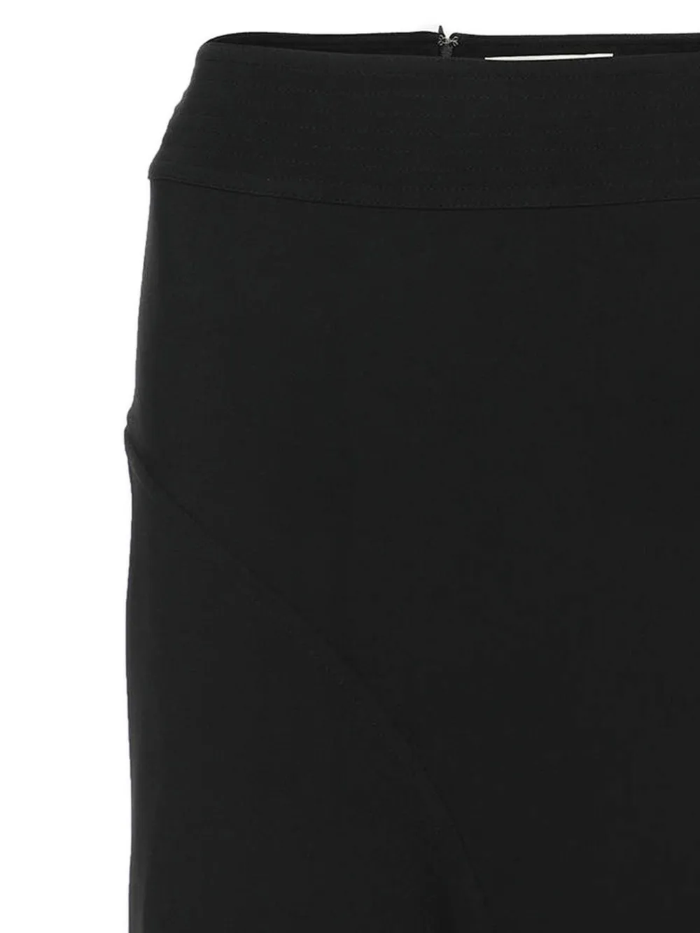 Victoria Beckham High waist midi-rok - Zwart