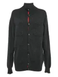 Shanghai Tang button-front cardigan - Grey