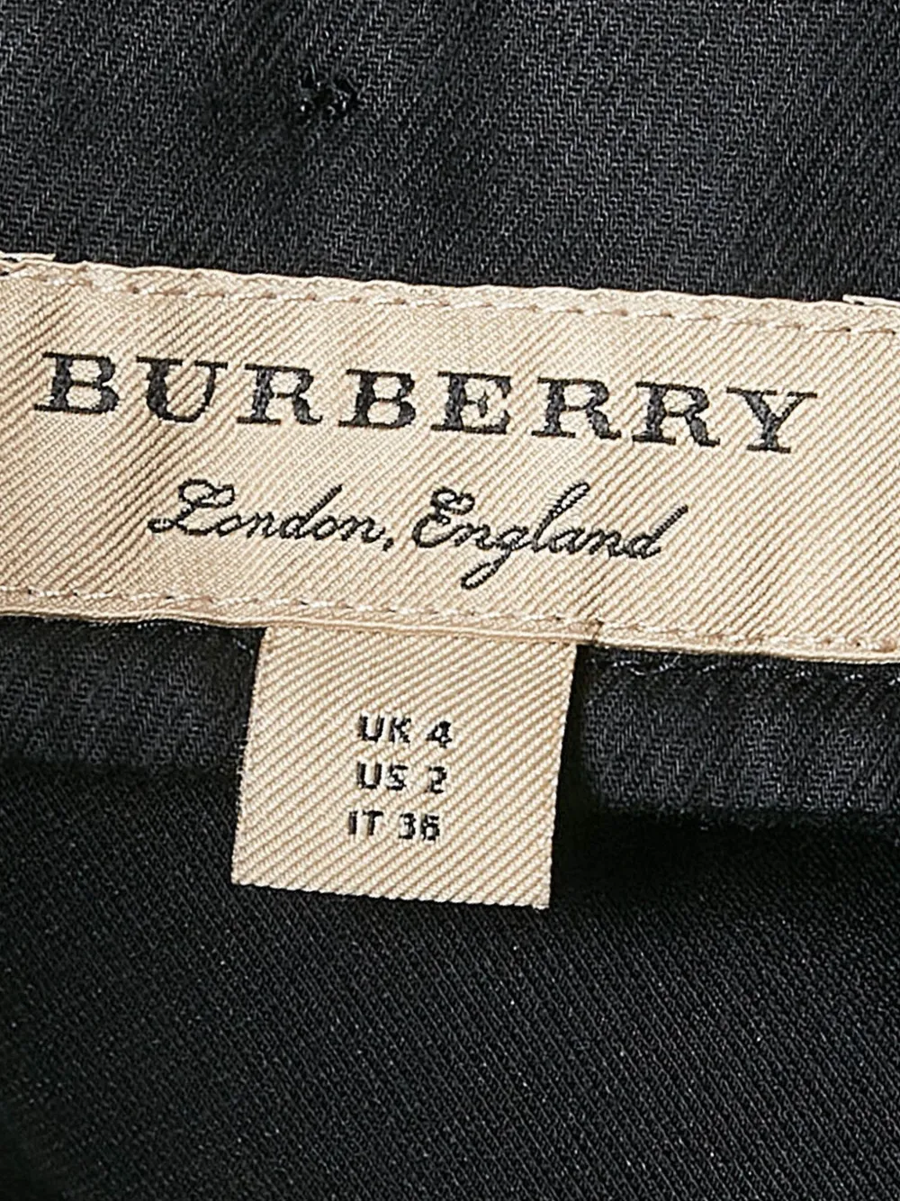 Burberry Pre-Owned Broek met rits bij de enkel - Zwart