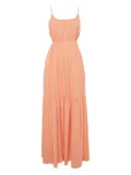 Simkhai plissé-effect sleeveless maxi dress - Orange