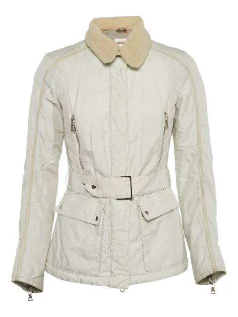 Prada Pre-Owned quilted belted jacket