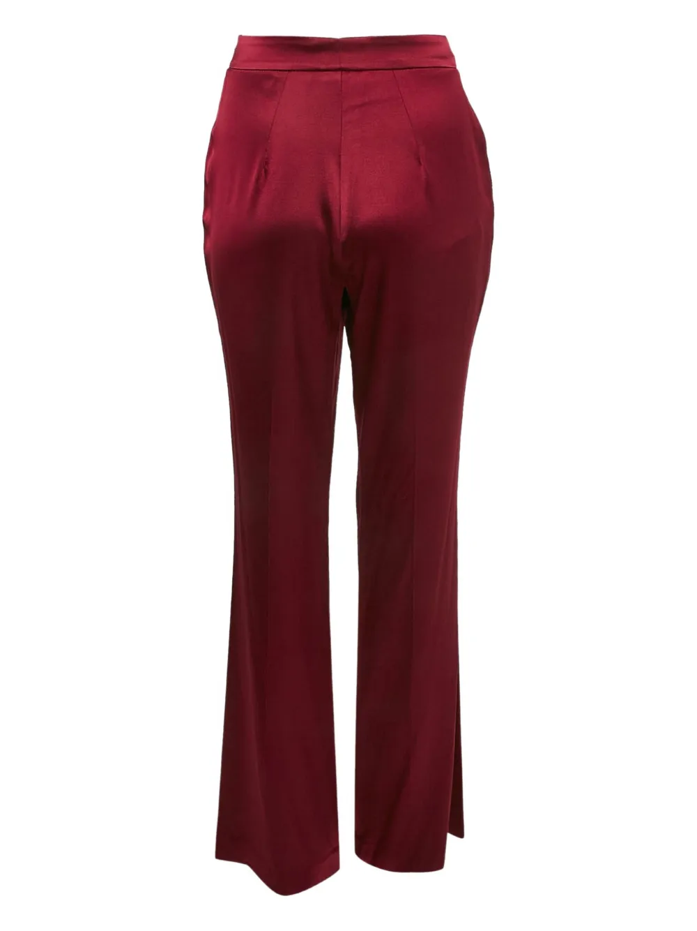 Oscar de la Renta Pre-Owned Satijnen broek - Rood