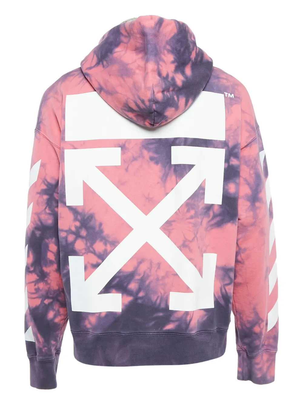 Off-White Pre-Owned tie-dye arrow hoodie | Image 2