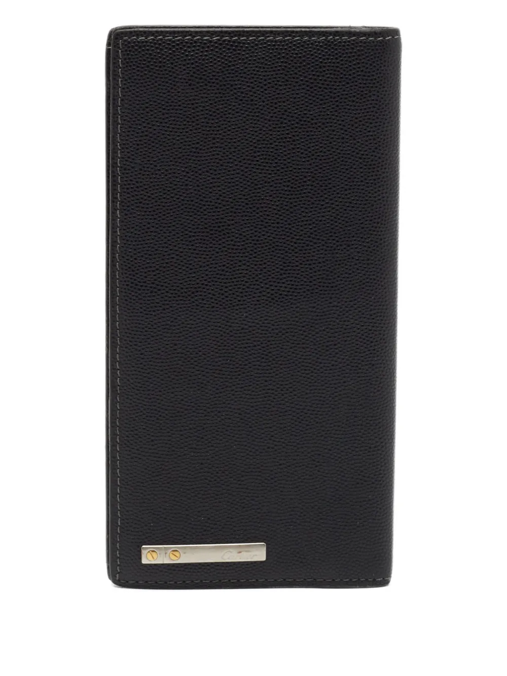 grained-leather wallet