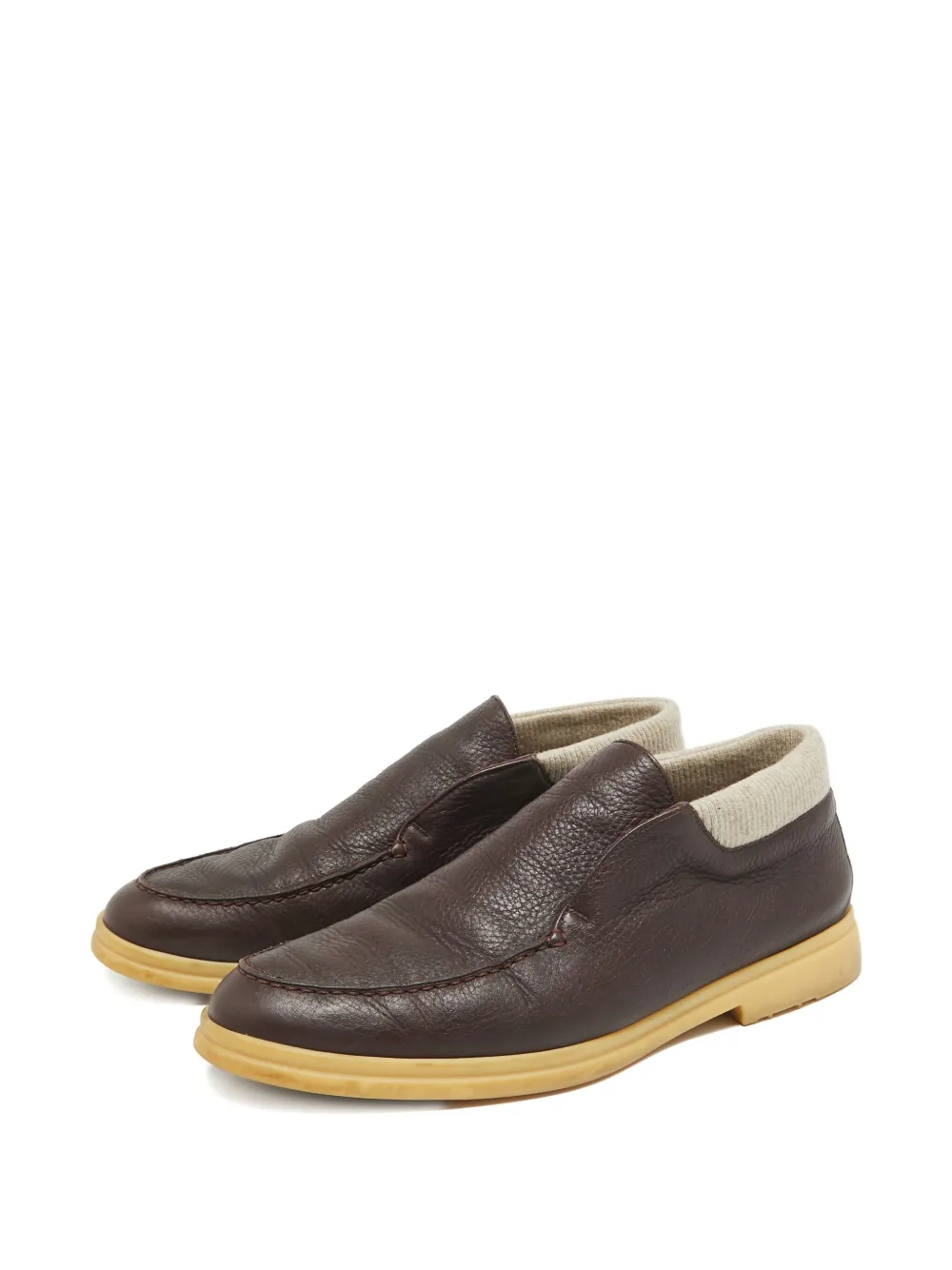 Loro Piana Pre-Owned leather loafers | Image 2