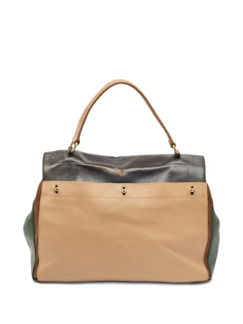 Saint Laurent Pre-Owned Shopper mit Kontrasteinsätzen