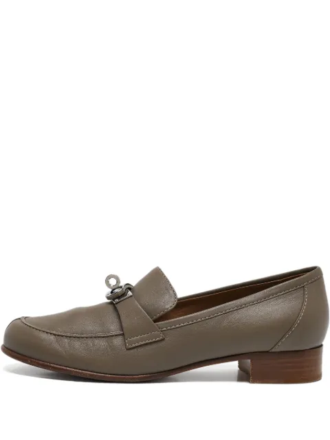 Hermès Pre-Owned Kelly leather loafers