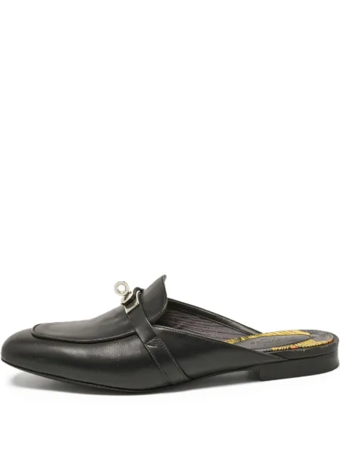 Hermès Pre-Owned Oz leather mules 