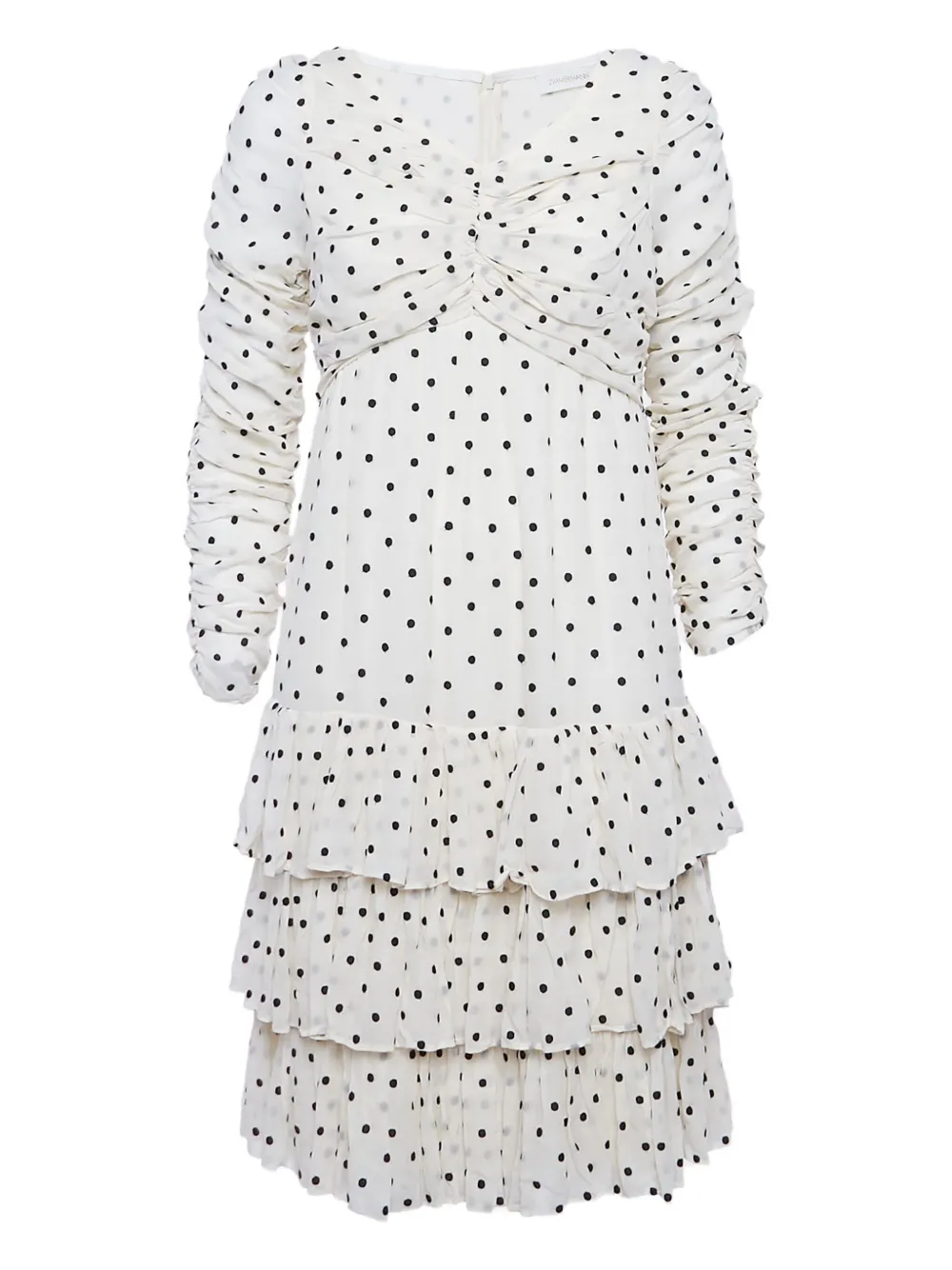 ZIMMERMANN pre-owned polka dot-print dress - White