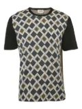 Hermès Pre-Owned geometric-print cotton T-shirt - Brown