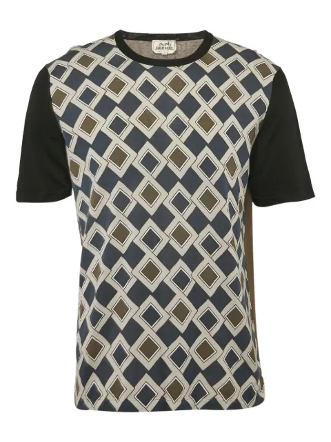 Hermès Pre-Owned geometric-print cotton T-shirt
