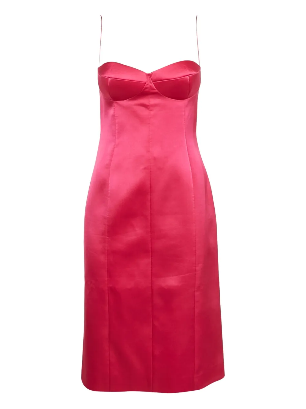 Magda Butrym satin midi dress | Pink | Image 1