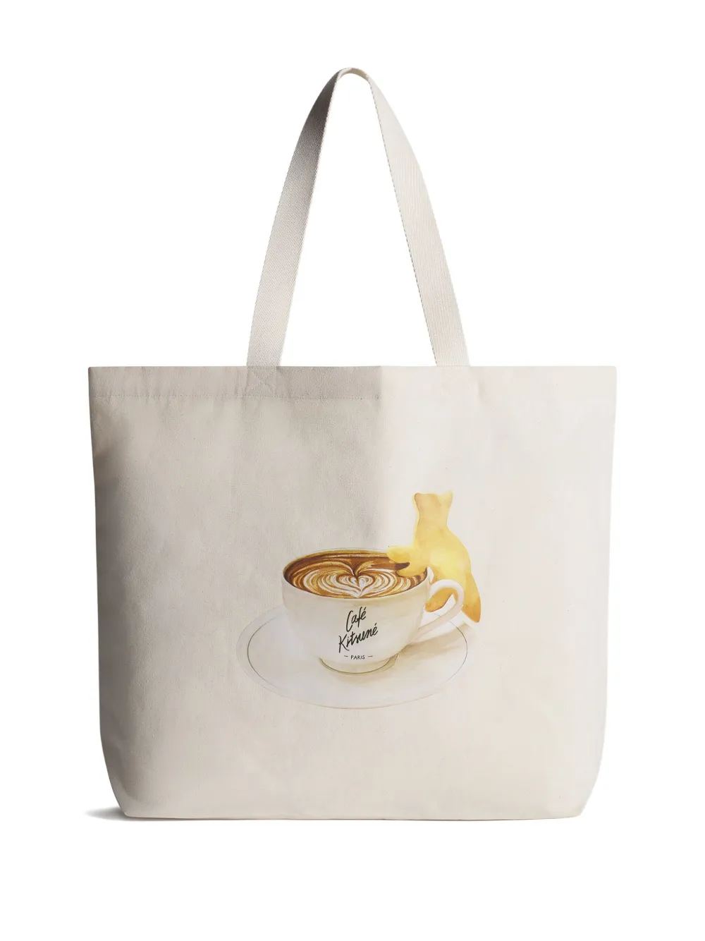 CAFÉ KITSUNÉ graphic-print tote bag | Image 2