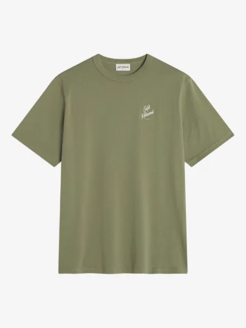 CAFÉ KITSUNÉ logo-embroidered T-shirt