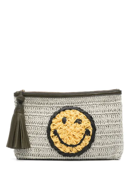 Anya Hindmarch Clutch de ráfia
