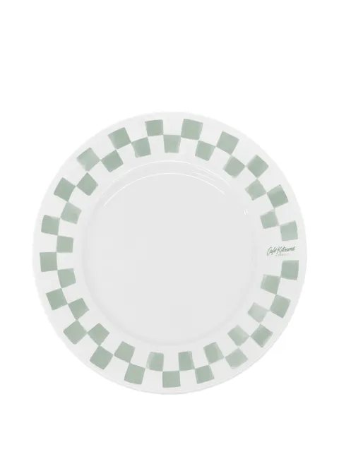 CAFÉ KITSUNÉ checked plate