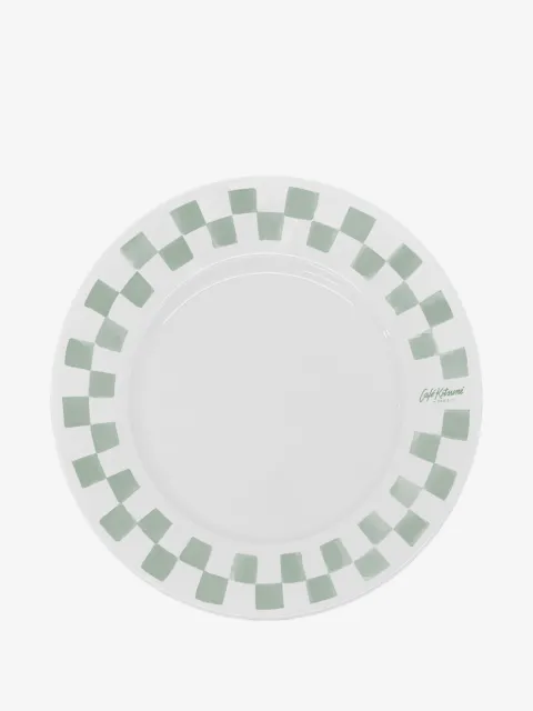 CAFÉ KITSUNÉ checked plate
