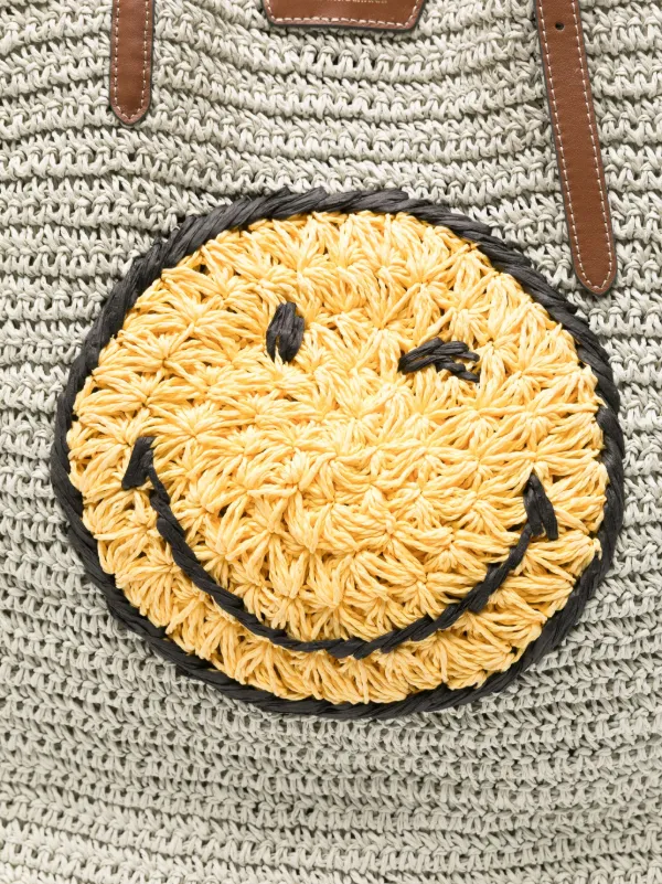 Anya Hindmarch Raffia Tote Bag Neutrals FARFETCH ID