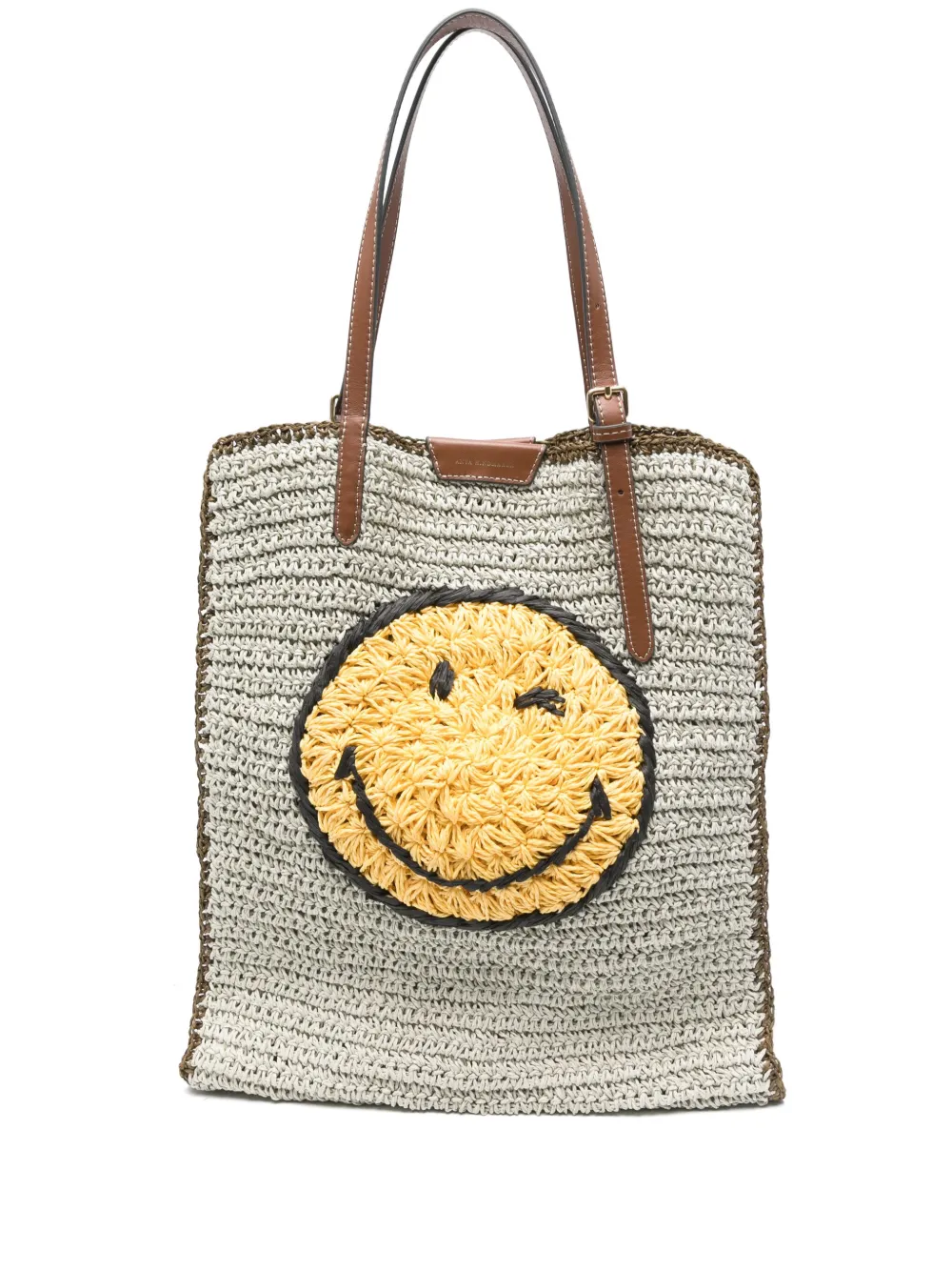 raffia tote bag