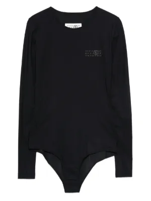 MM6 Maison Margiela ロングスリーブ ボディスーツ | ブラック