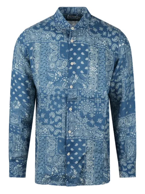 MC2 Saint Barth bandana print button-up shirt