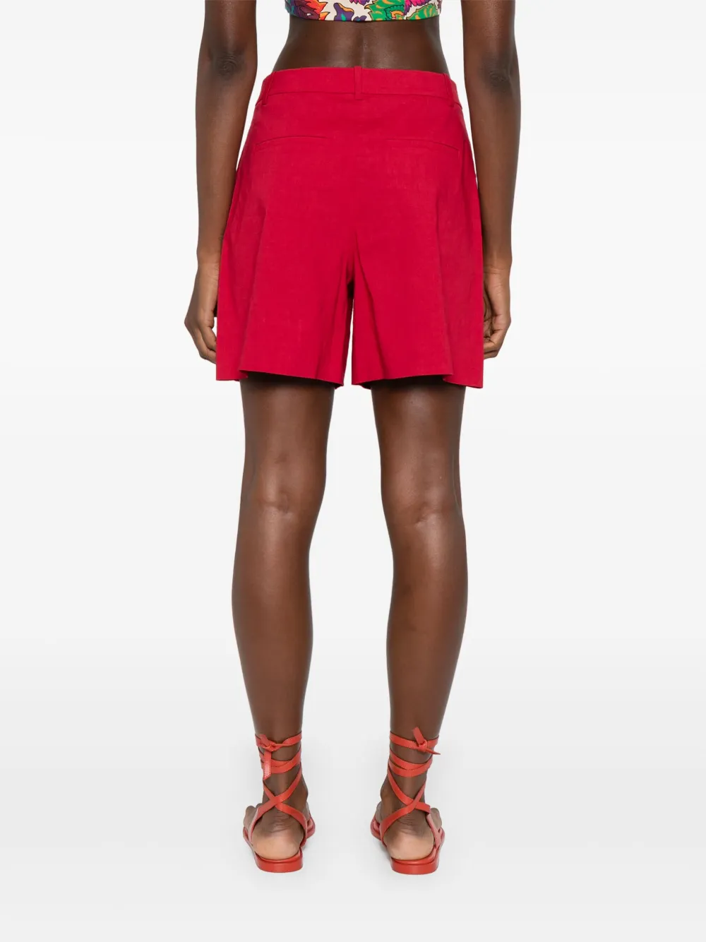 Theory High waist shorts Rood