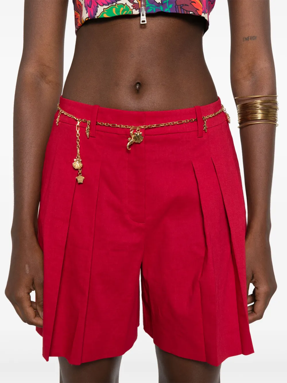Theory High waist shorts Rood