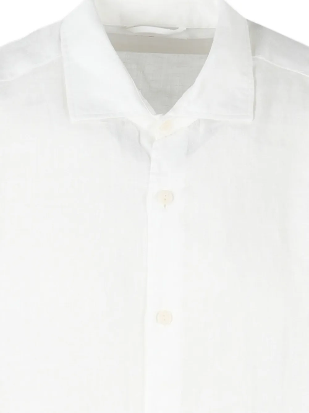 MC2 Saint Barth long-sleeve linen shirt - Wit