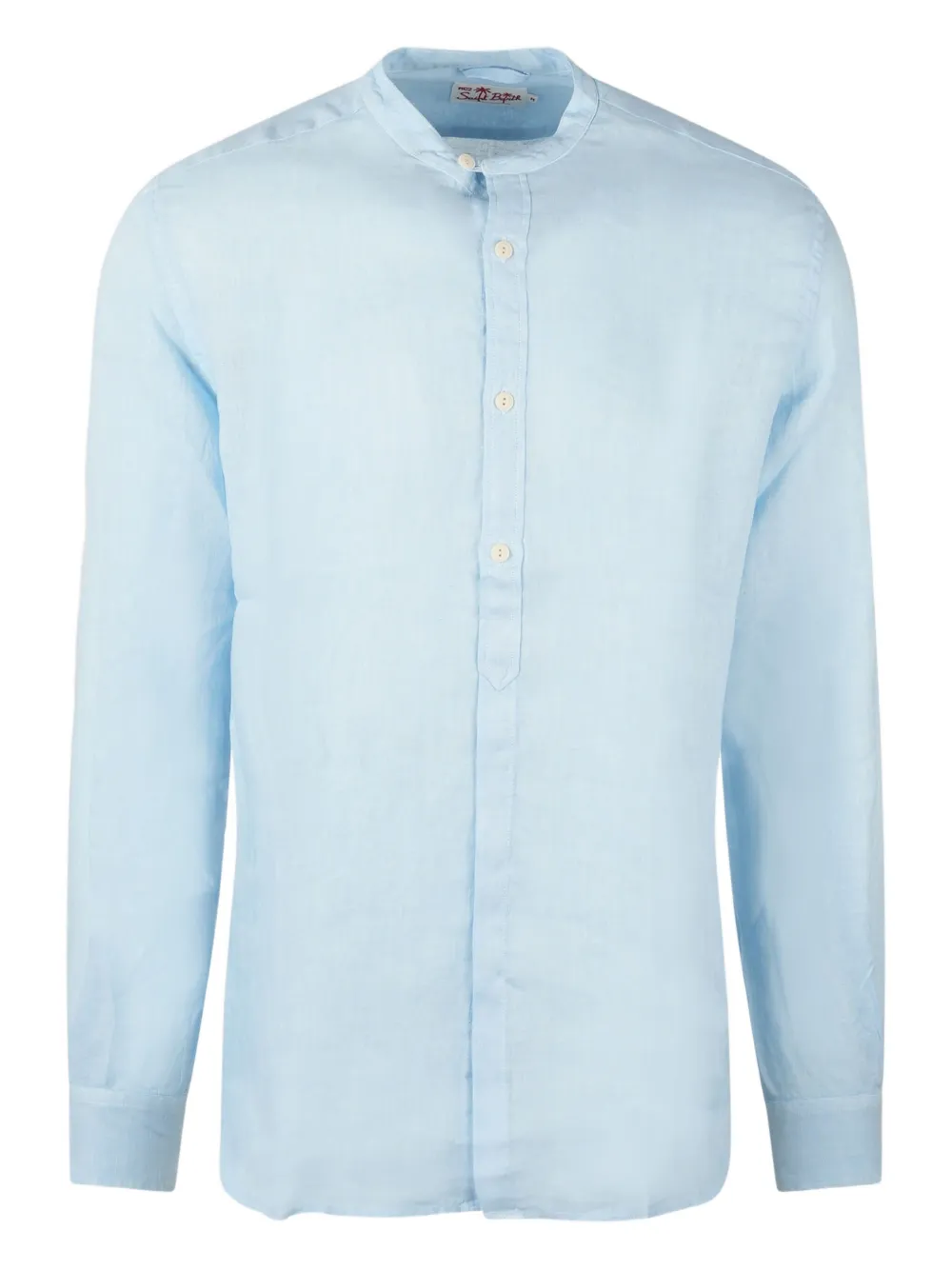 MC2 Saint Barth camisa con cuello mao | azul | Image 1