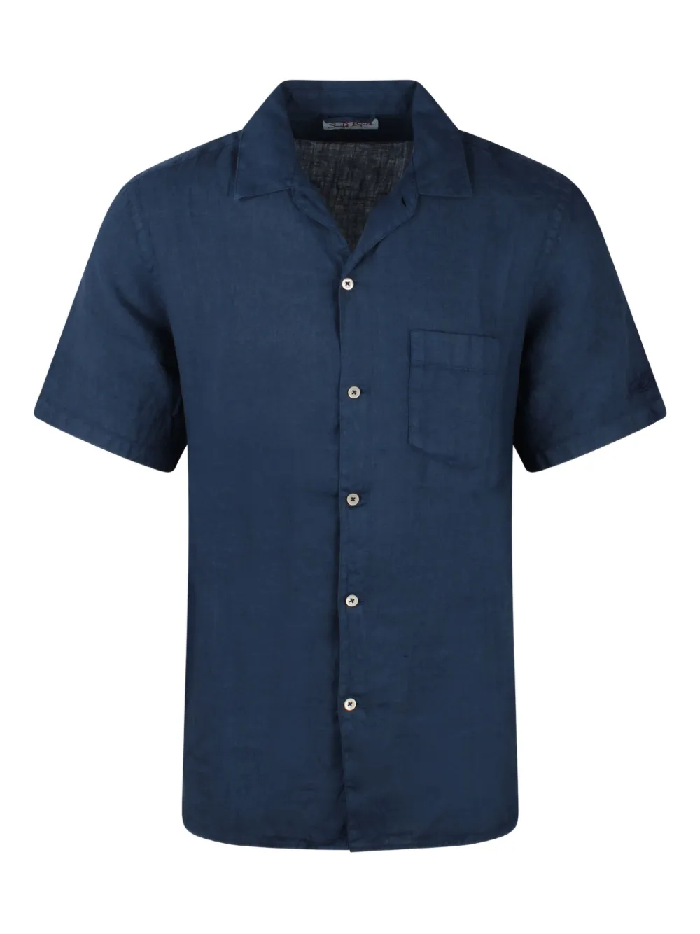 MC2 Saint Barth linen shirt Blauw