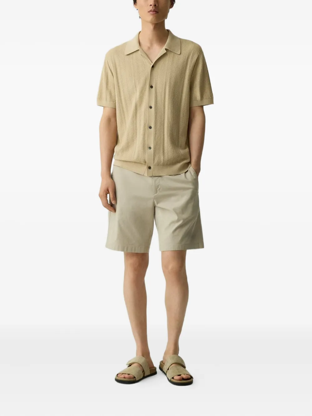 Theory herringbone shirt - Beige