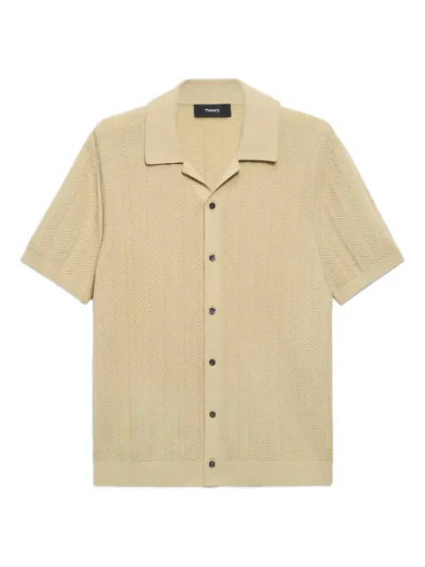 Theory chemise à boutonnière sur le devant