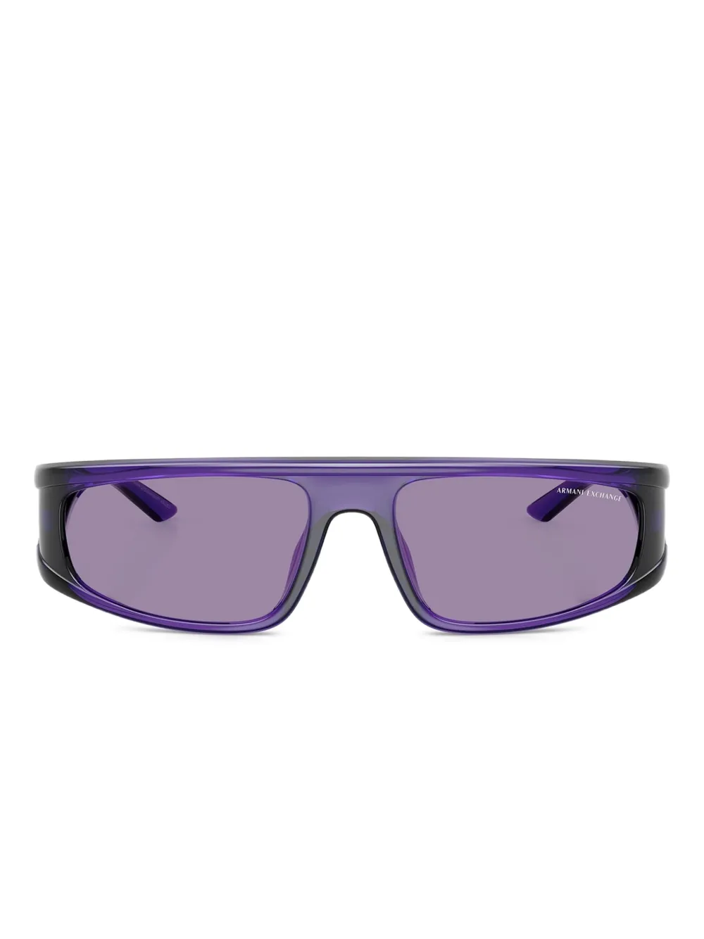 Ar i Exchange geometric-frame sunglasses Paars