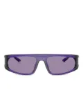 Armani Exchange geometric-frame sunglasses - Purple