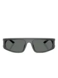 Armani Exchange geometric-frame sunglasses - Grey
