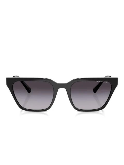 Armani Exchange lentes de sol con armazón geométrica