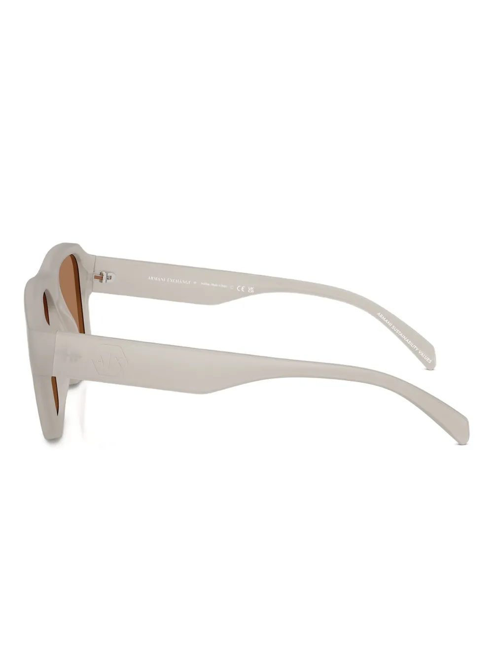  Armani Exchange Square-frame Sunglasses - Grey 