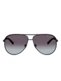 Armani Exchange pilot sunglasses - Black