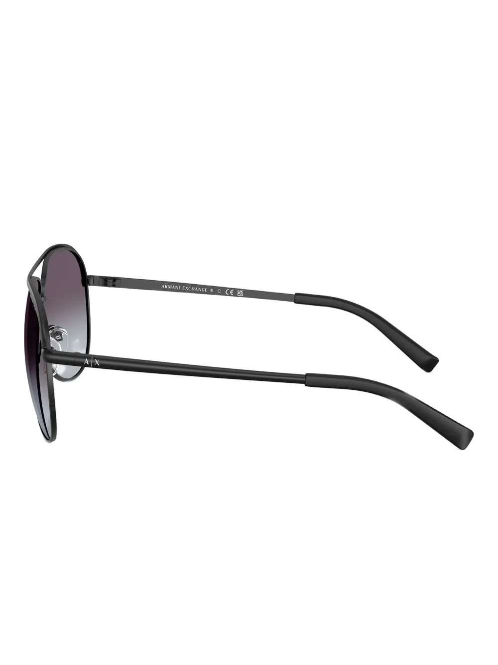 Armani Exchange pilot sunglasses Zwart