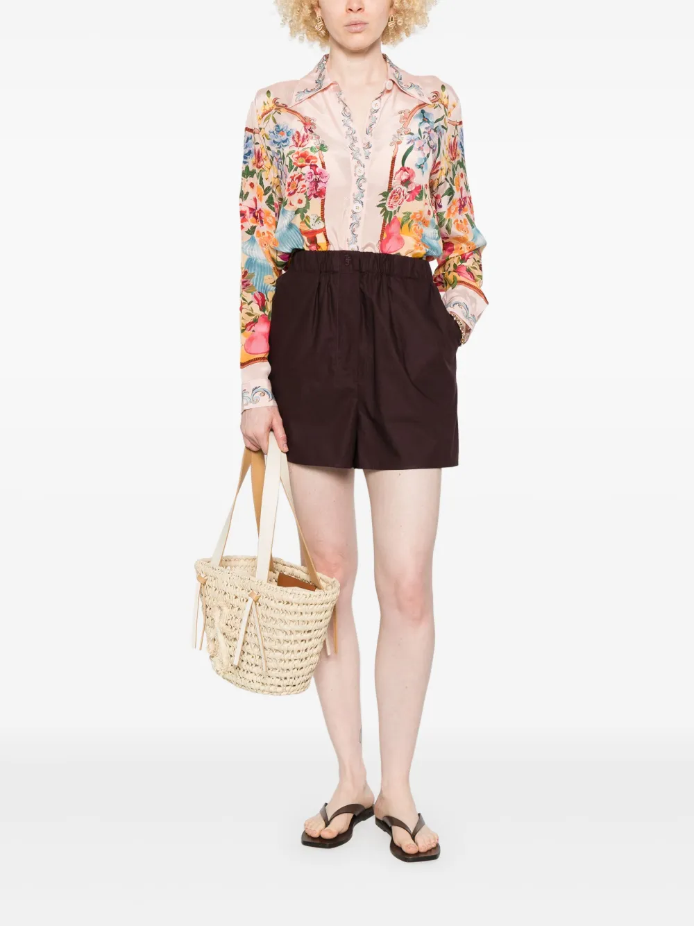 FARM Rio Garden Terrace blouse - Roze