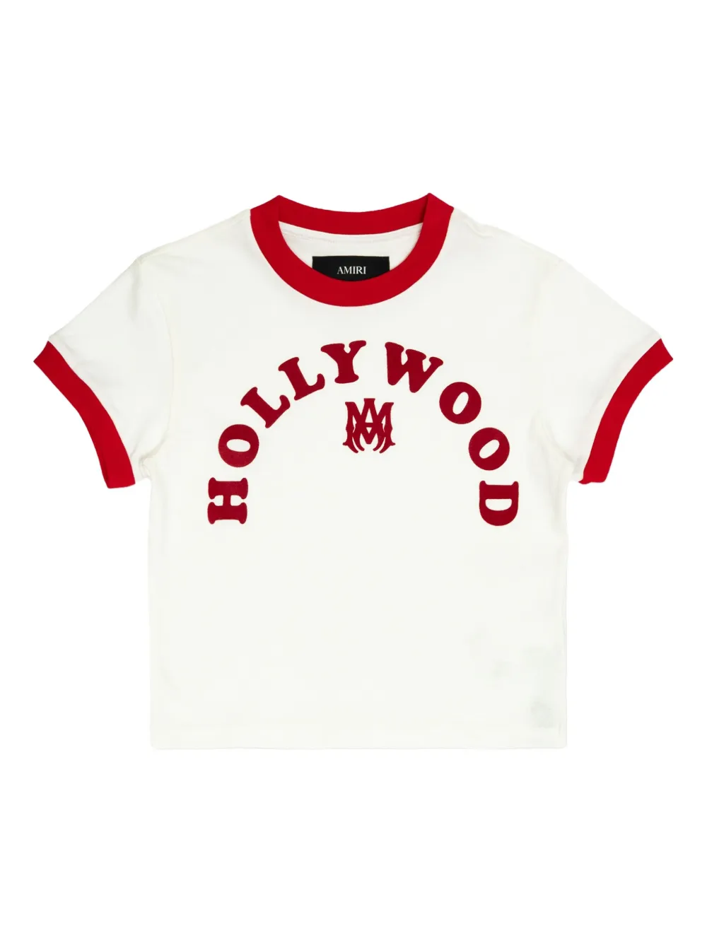 AMIRI KIDS Katoenen T-shirt met logoprint Wit