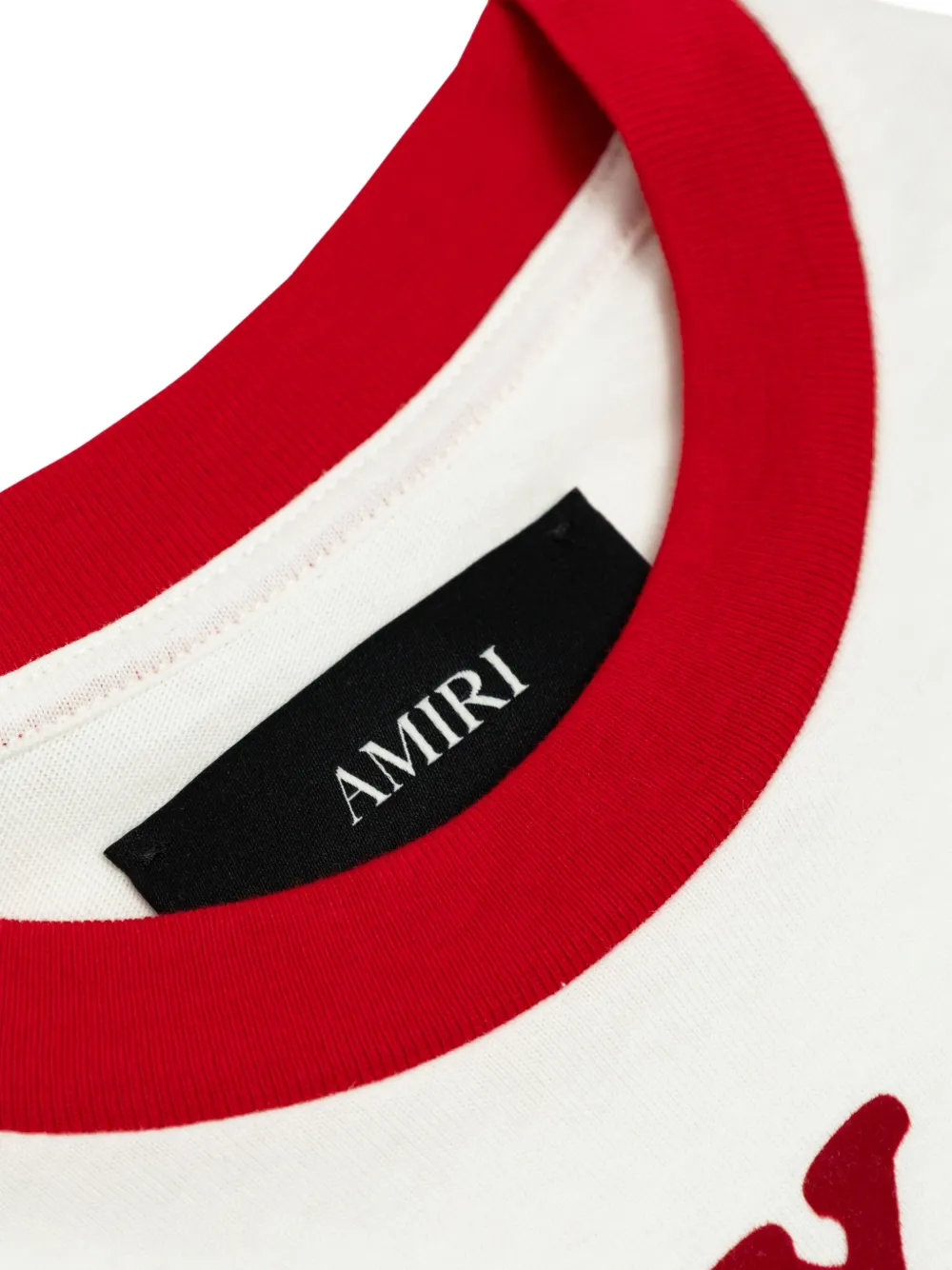 AMIRI KIDS Katoenen T-shirt met logoprint Wit