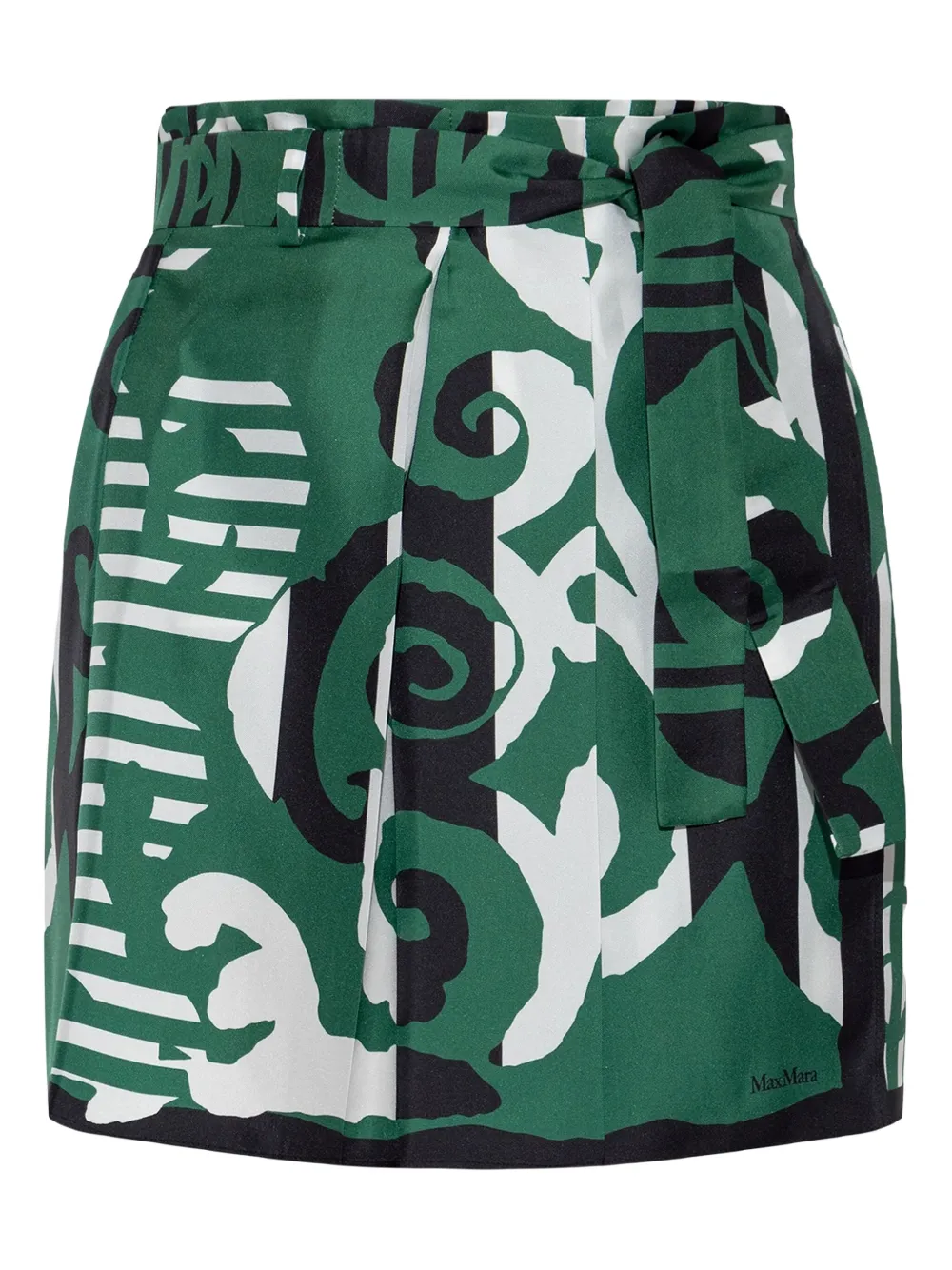 Max Mara Rok met print Groen