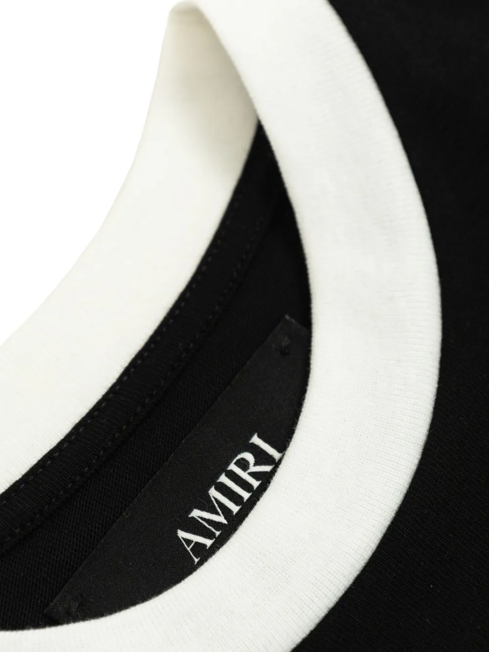 AMIRI KIDS Katoenen T-shirt met logoprint Zwart