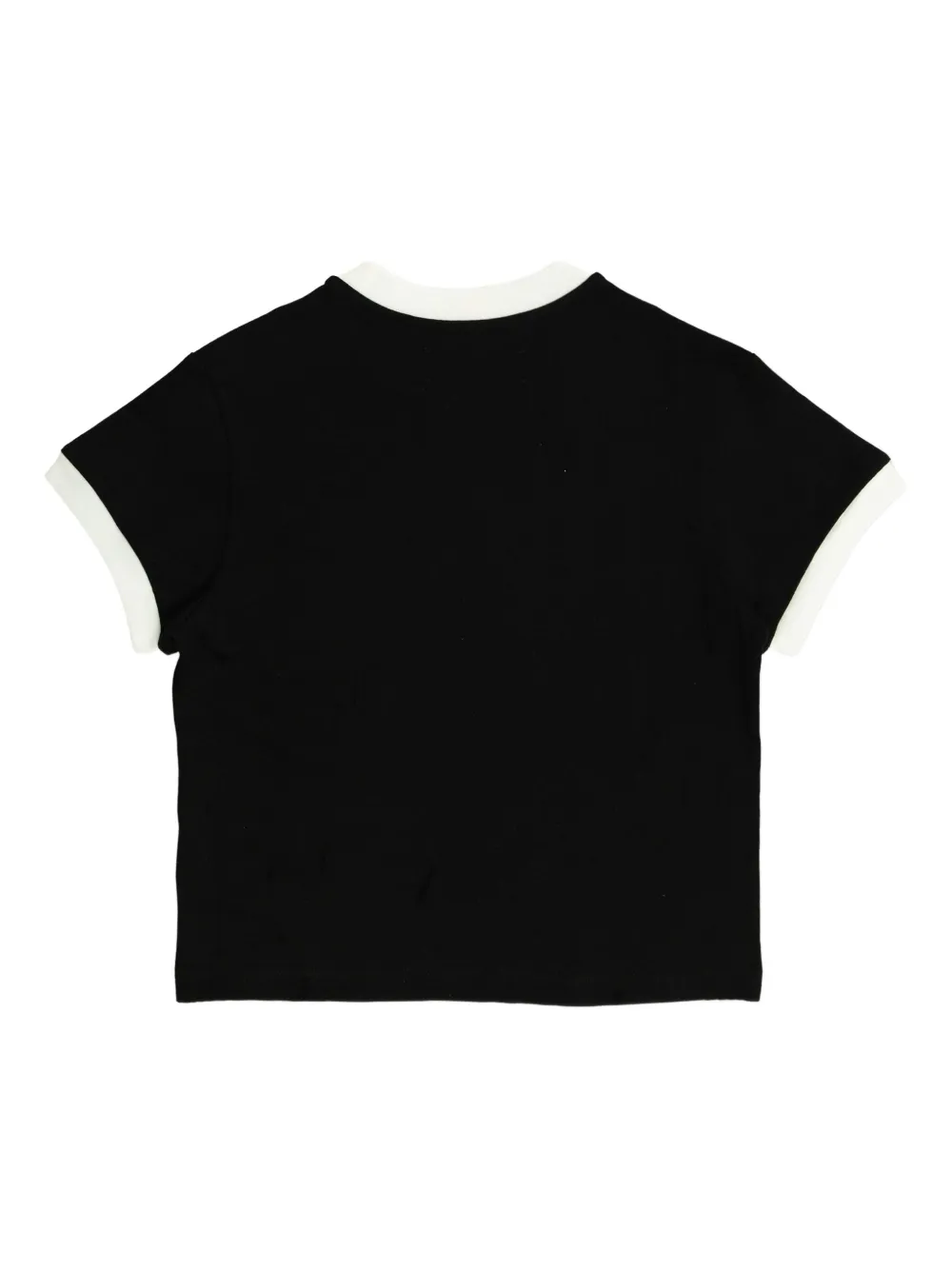 AMIRI KIDS Katoenen T-shirt met logoprint Zwart