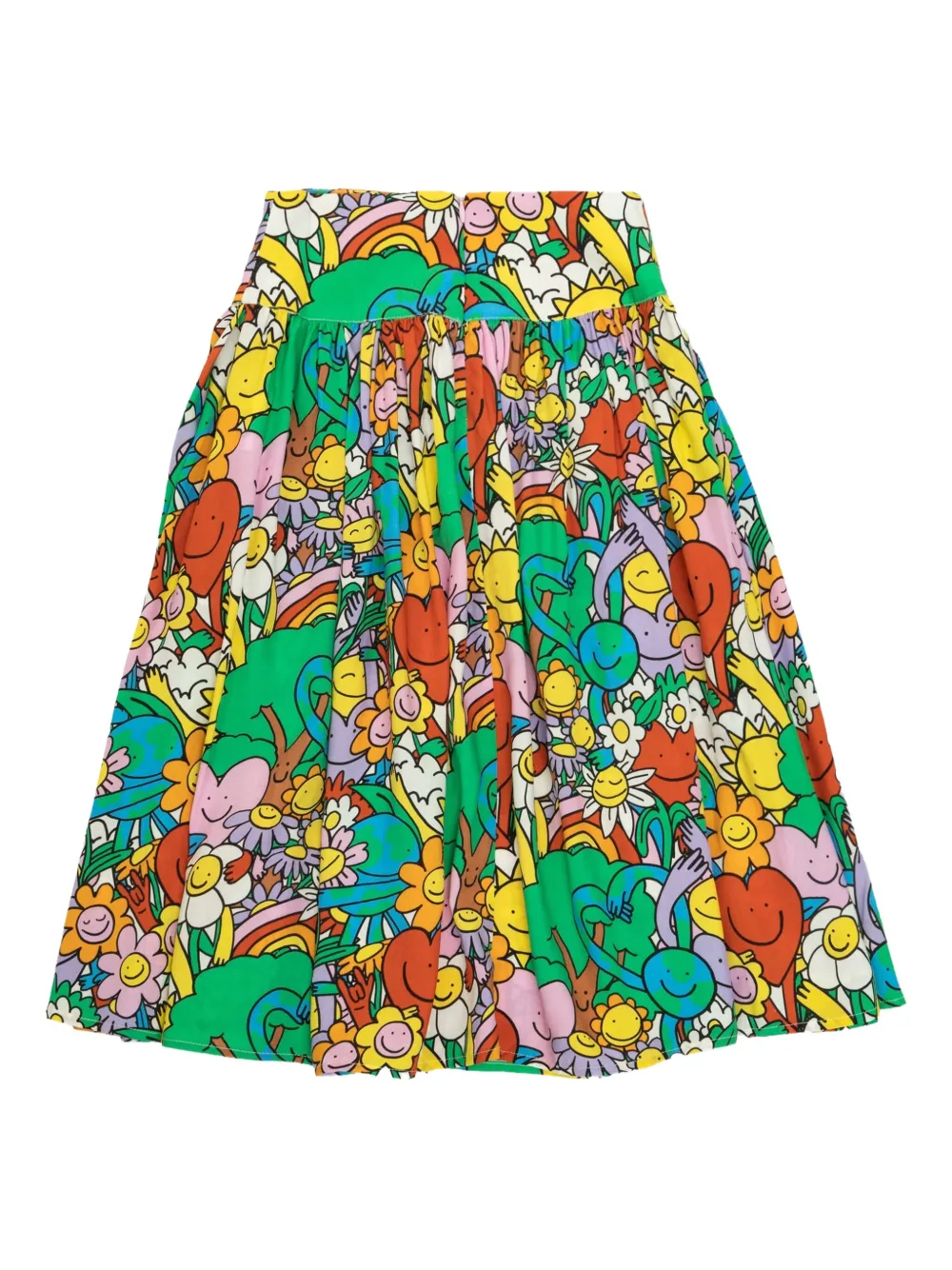 Stella McCartney Kids falda fruncida con estampado gráfico | Faldas de vestir | Image 2