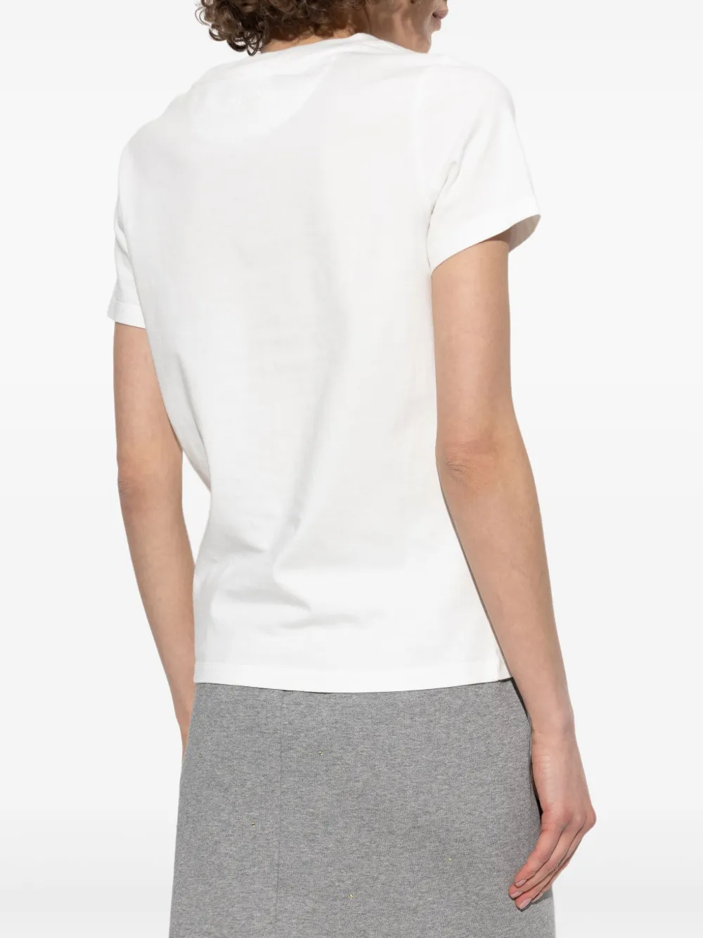 Kenzo T-shirt met geborduurd logo Wit